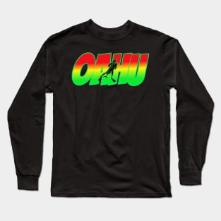 Hawaii t-shirt designs spearfishing Long Sleeve T-Shirt